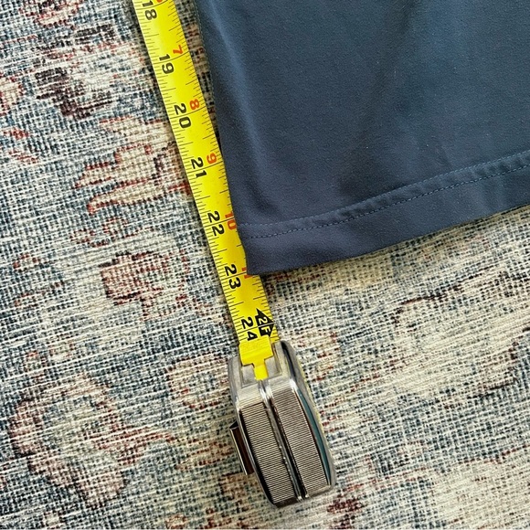 Vintage prana wide leg cropped yoga capri pants in blue | size medium - Picture 7 of 9